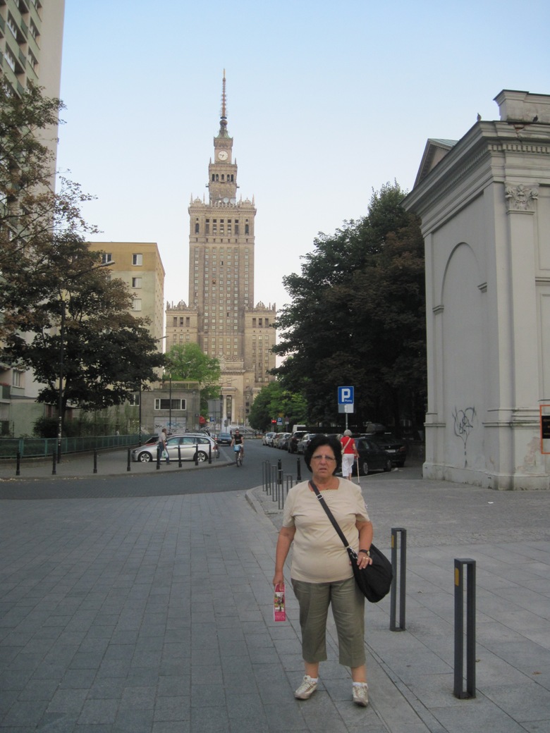 4-Varsavia-Veduta panoramica--in lontananza palazzo della Cultura e della Scienza